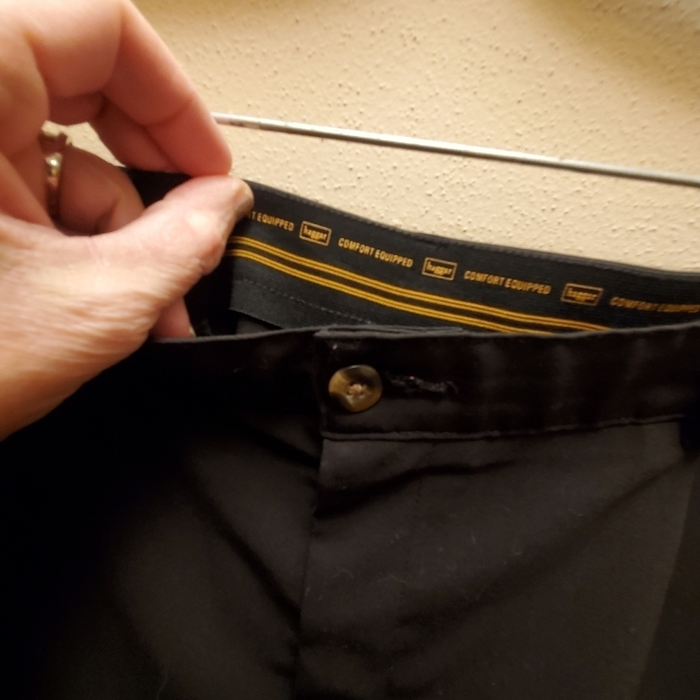 🍉 mens  Haggar size 38  black dress shorts - Picture 3 of 7